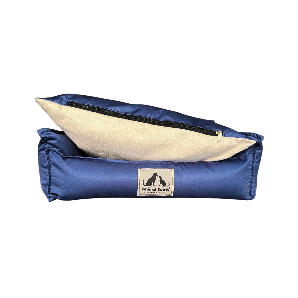 Animal Spirit Cama impermeable azul cobalto # 3 (17 x 68 x 54 cm.)