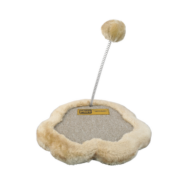 Claws & Paws Rascador para gato de piso beige