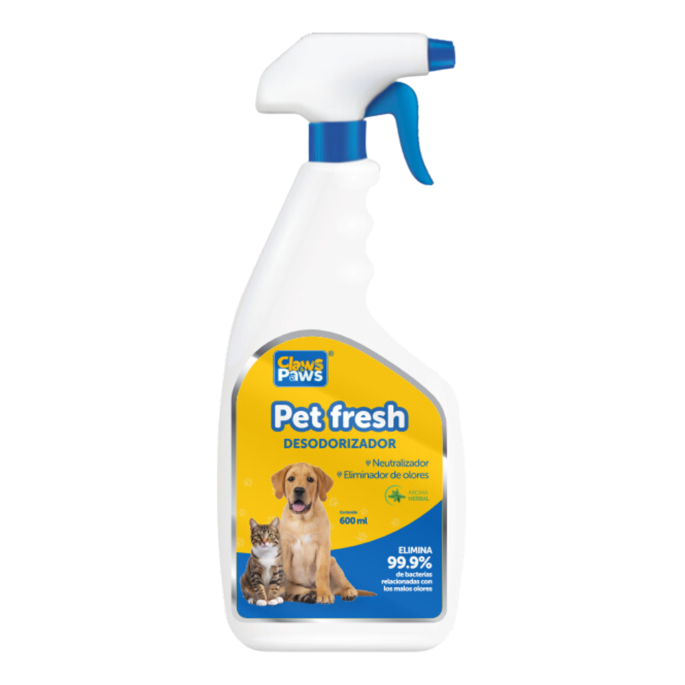 Claws & Paws Pet Fresh Desodorizador 600 ml.