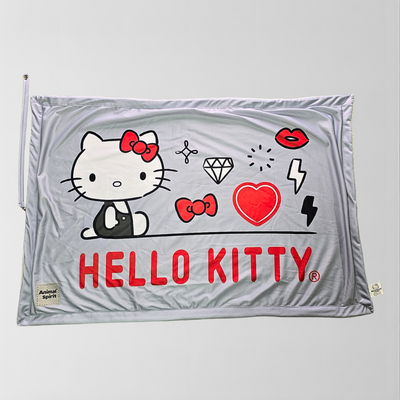 Hello Kitty X Animal Spirit Manta Deluxe gris (120 x 80 cm.)