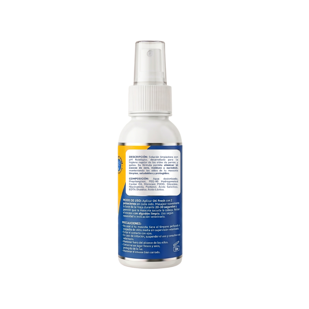 Claws & Paws Limpiador para oídos Oti Fresh 120 ml.