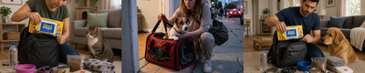 Mochila de emergencia para mascotas