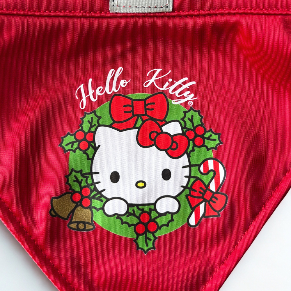 Hello Kitty X Animal Spirit Bandana Holiday roja L (39 - 45 cm.)