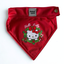 Hello Kitty X Animal Spirit Bandana Holiday roja M (32 - 38 cm.)