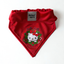 Hello Kitty X Animal Spirit Bandana Holiday roja XS (20 - 25 cm.)