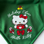 Hello Kitty X Animal Spirit Bandana Holiday verde M (32 - 38 cm.)