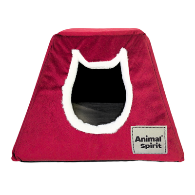 Animal Spirit Casa gatuna 3 en 1 rojo # 2