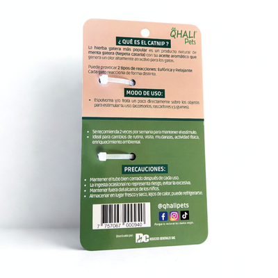Qhali Pets Catnip x tubo 8 gr.