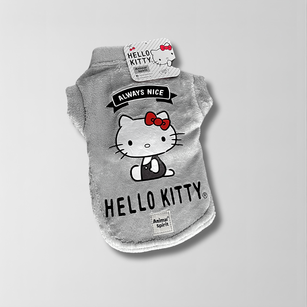 Hello Kitty X Animal Spirit Chaleco soft gris talla S (32 cm.)