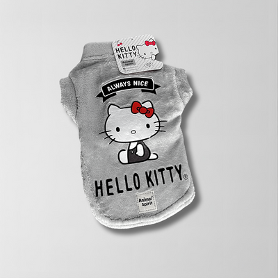 Hello Kitty X Animal Spirit Chaleco soft gris talla S (32 cm.)