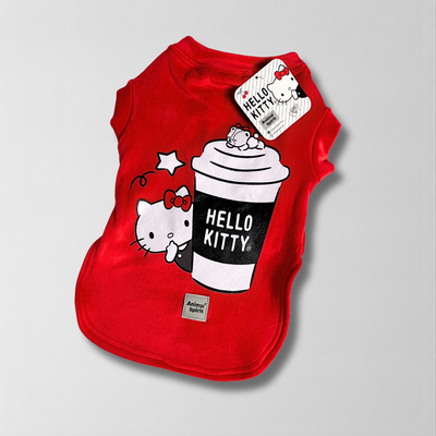 Hello Kitty X Animal Spirit Chaleco soft rojo talla L (45 cm.)