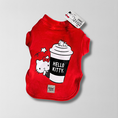 Hello Kitty X Animal Spirit Chaleco soft rojo talla M (39 cm.)
