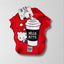 Hello Kitty X Animal Spirit Chaleco soft rojo talla S (32 cm.)