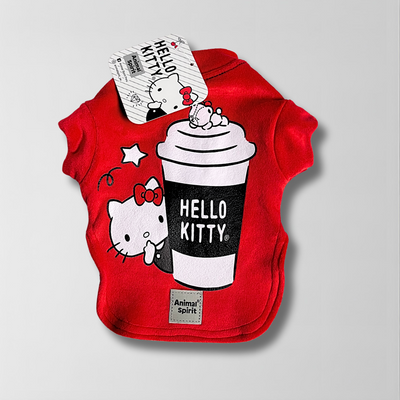 Hello Kitty X Animal Spirit Chaleco soft rojo talla S (32 cm.)