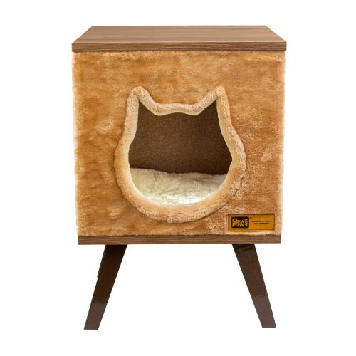 Claws & Paws Mueble de melamine para gato beige