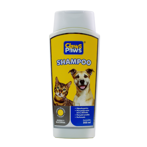 Claws & Paws Shampoo hipoalergénico 300 ml.