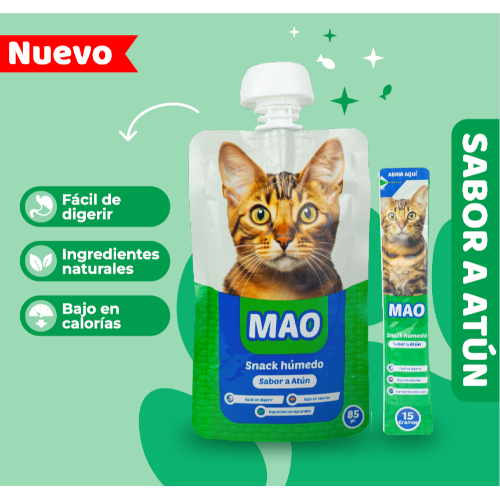 Mao Snack húmedo atún doypack 85 gr.