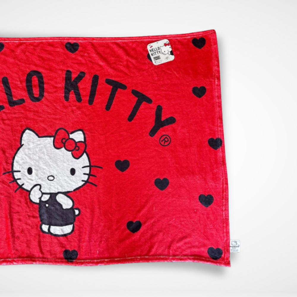 Hello Kitty X Animal Spirit Manta Deluxe roja (120 x 80 cm.)