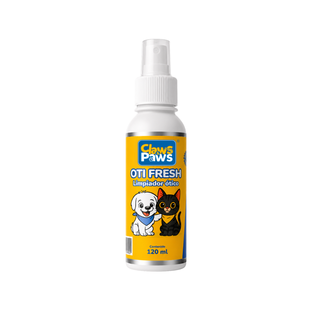 Claws & Paws Limpiador para oídos Oti Fresh 120 ml.