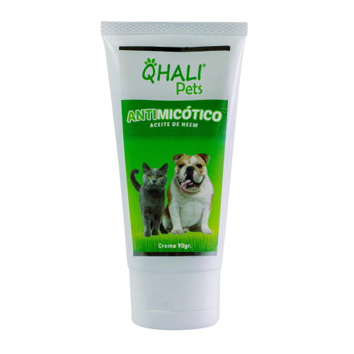 Qhali Pets Antimicótico crema (Aceite de Neem) 90 gr.