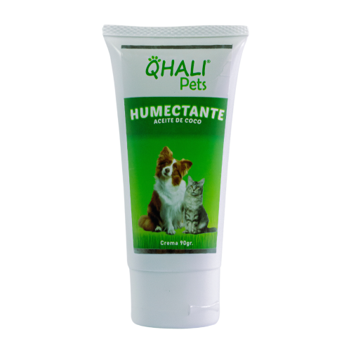 Qhali Pets Humectante crema ( Aceite de Coco, Almendra y Aloe Vera) 90 gr.