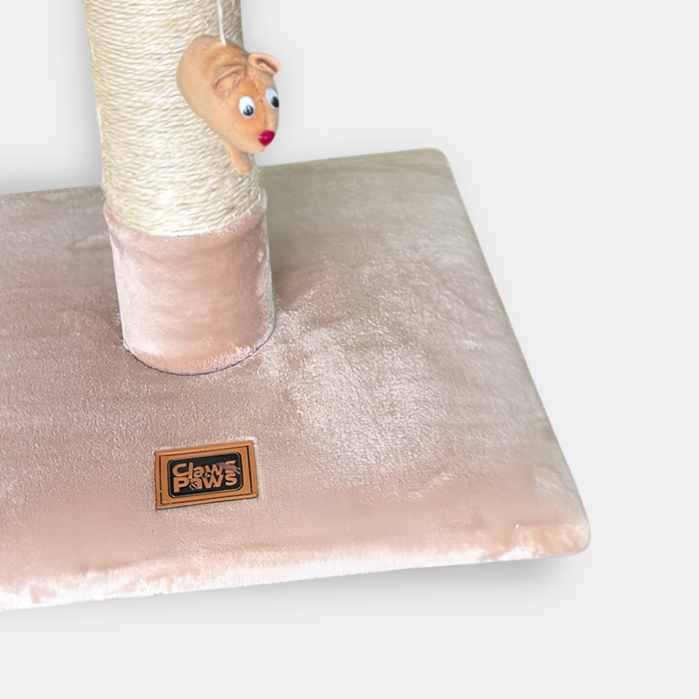 Claws & Paws Gimnasio rascador beige 2 pisos