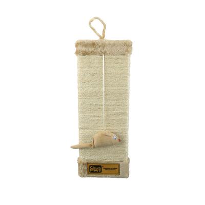 Claws & Paws Rascador para gato de pared beige