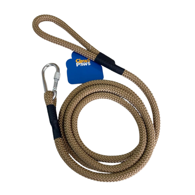 Claws & Paws Correa de soga urbana beige gruesa