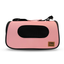 Claws & Paws Transportador t/cuero rosado # 2