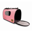 Claws & Paws Transportador t/cuero rosado # 2