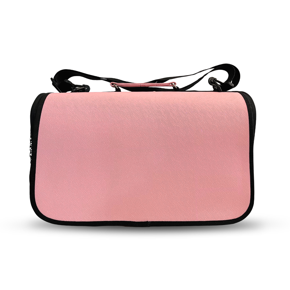 Claws & Paws Transportador t/cuero rosado # 2