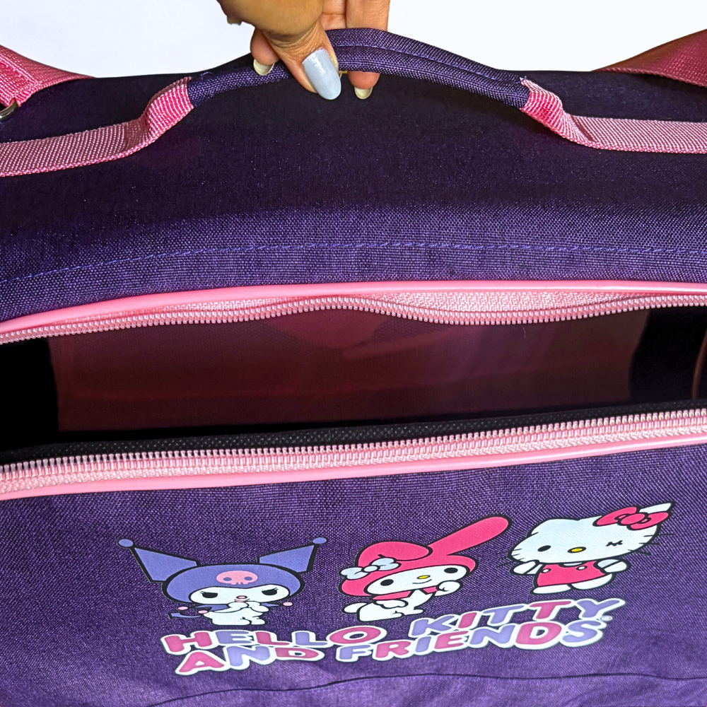 Hello Kitty & Friends X Claws & Paws Transportador morado (45 x 26 x 25 cm.)