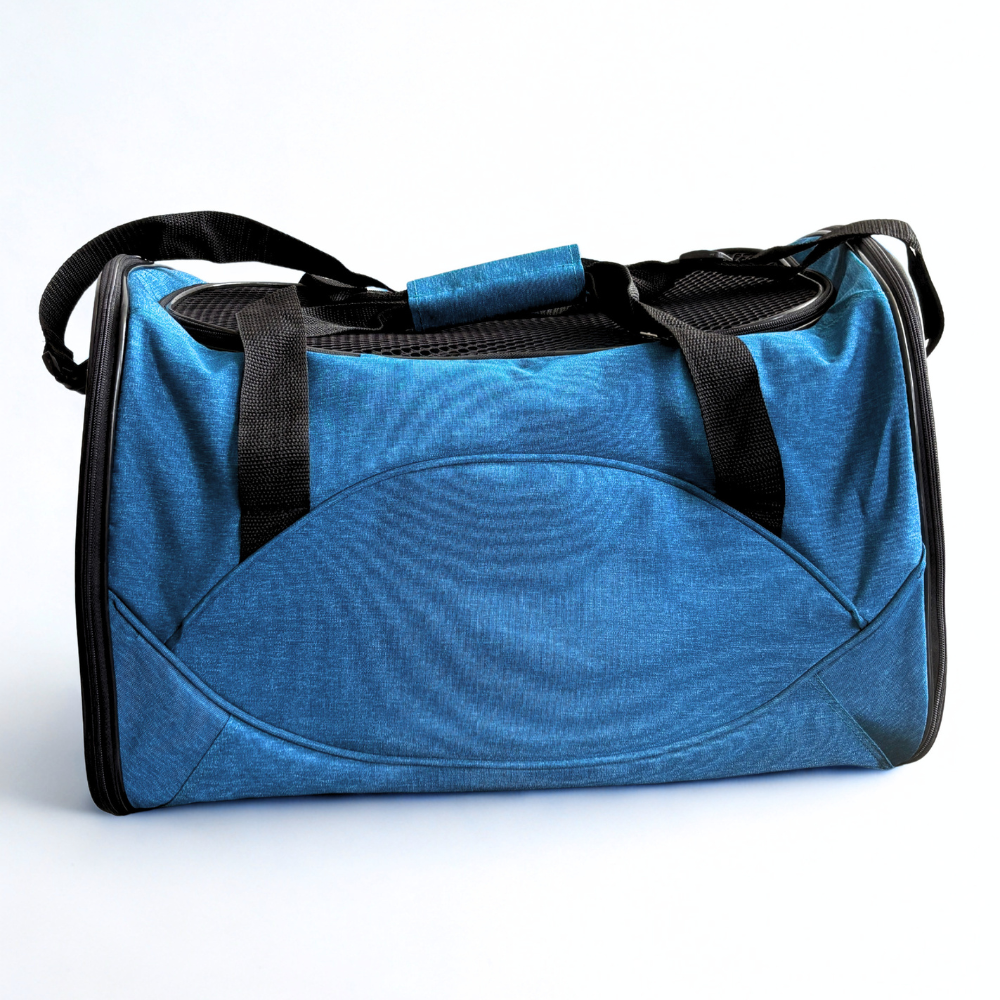 Claws & Paws Transportador travel azul medium