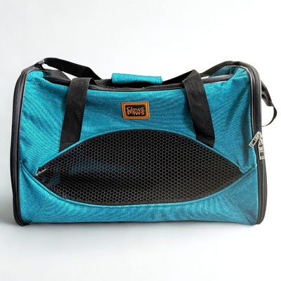 Claws & Paws Transportador travel turquesa small