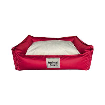Animal Spirit Cama impermeable rojo carmesí # 3 (17 x 68 x 54 cm.)