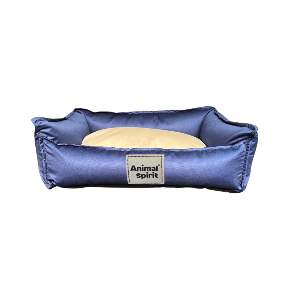 Animal Spirit Cama impermeable azul cobalto # 2 (16 x 58 x 44 cm.)